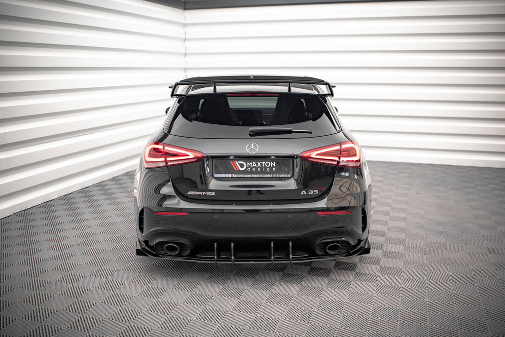 Street pro rear valance + flaps mercedes a35 amg hatchback aero pack w177