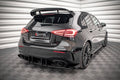 Street pro rear valance + flaps mercedes a35 amg hatchback aero pack w177