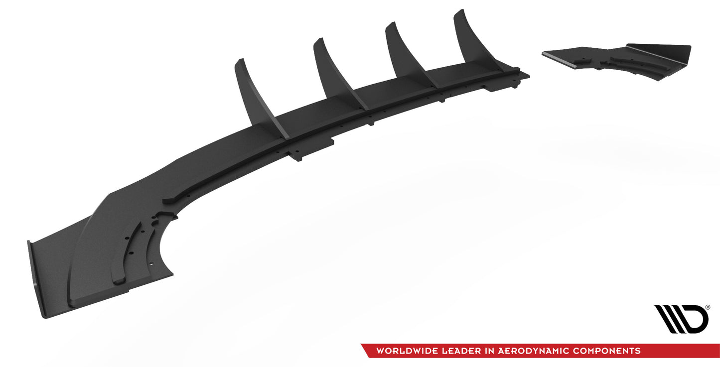 Street pro rear valance + flaps opel astra gtc opc-line j