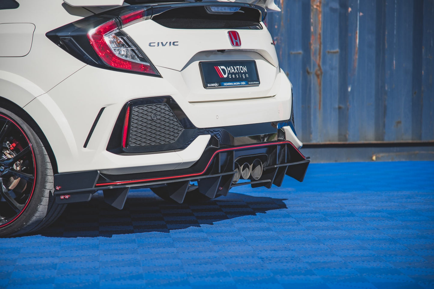 Street pro rear valance honda civic x type r