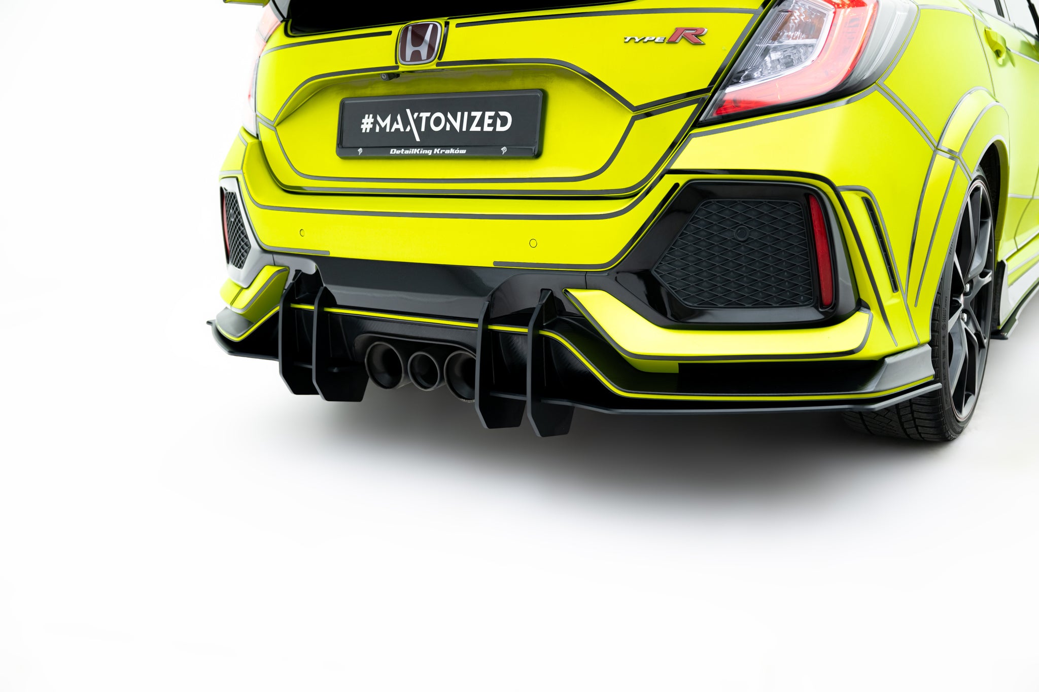 Street pro rear valance v.2 honda civic type-r mk10 / mk10 facelift