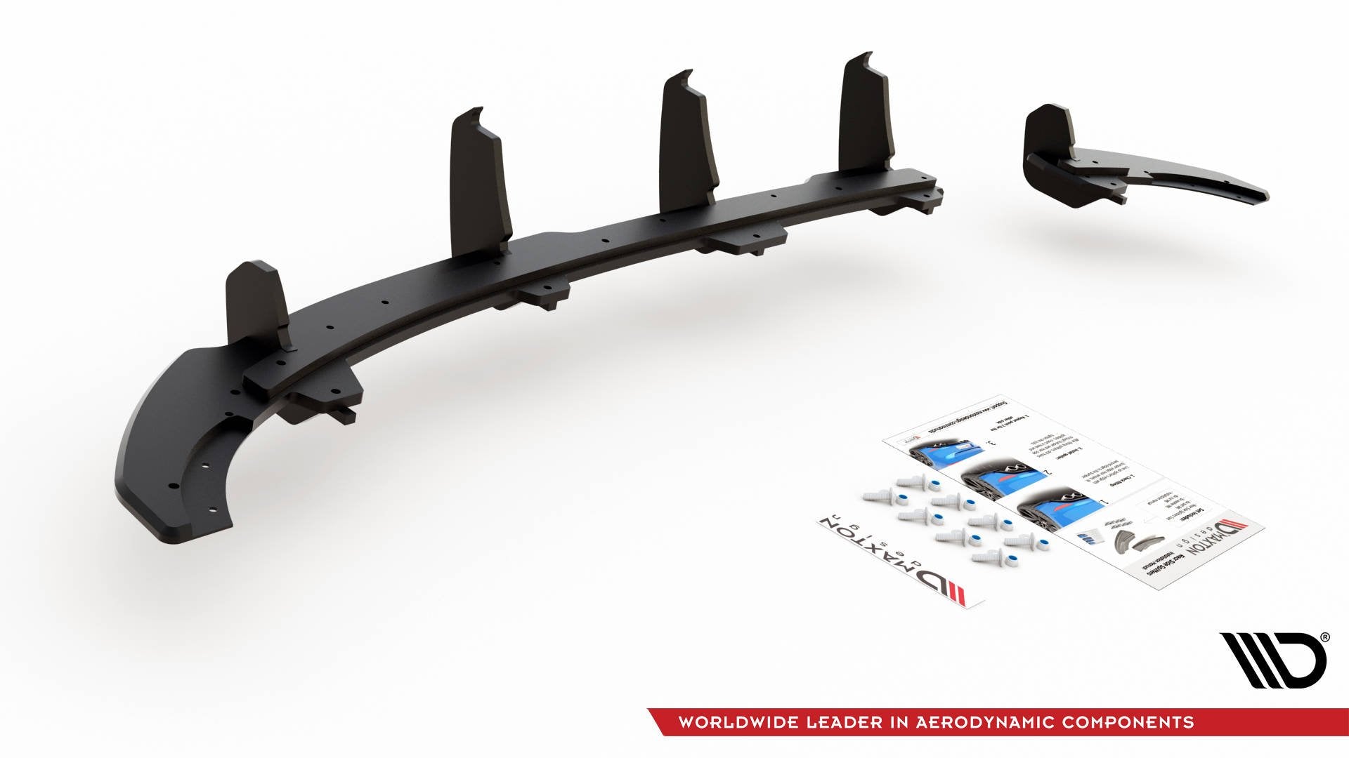 Street pro rear valance volkswagen polo gti mk6