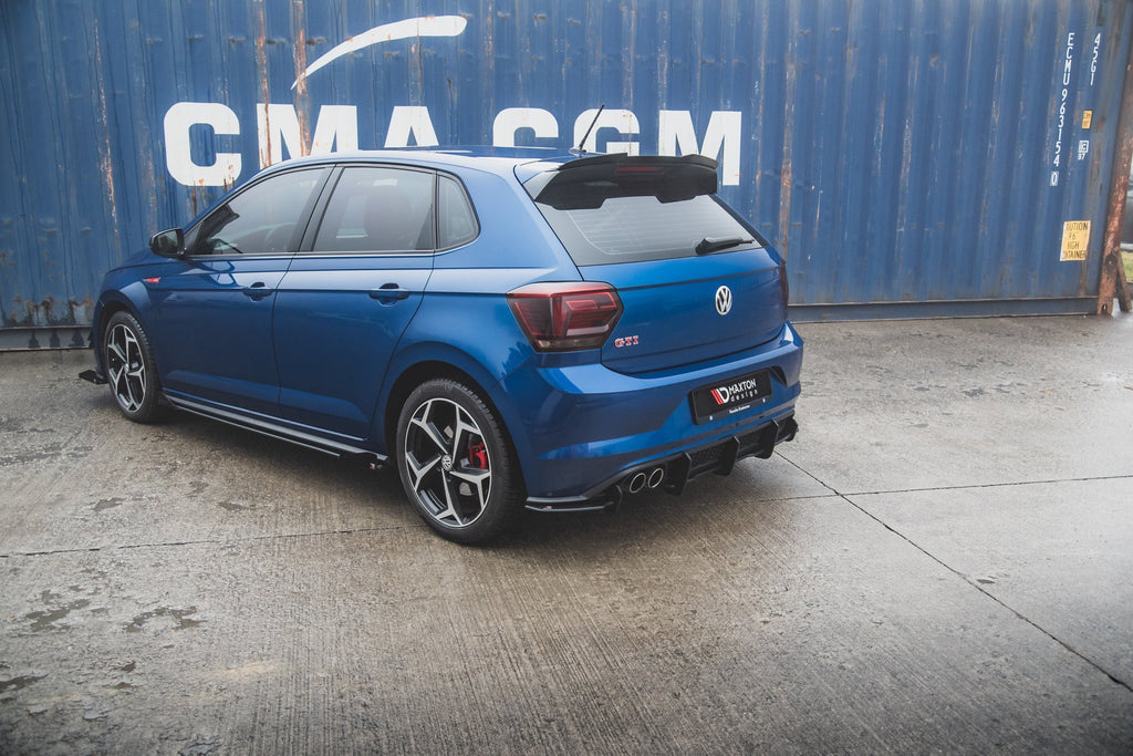 Street pro rear valance volkswagen polo gti mk6