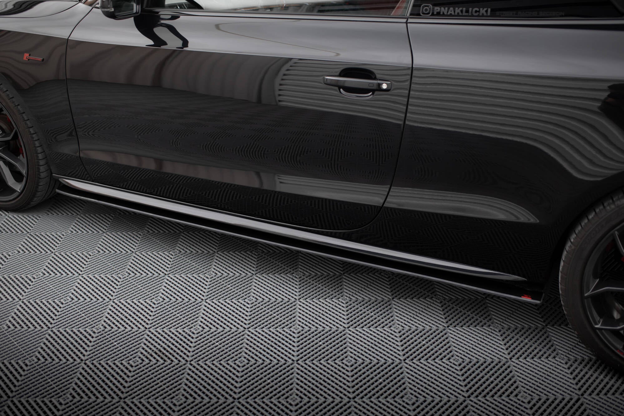 Street Pro Side nederdele diffusorer Audi A5 / A5 S-line / S5 Coupe / Cabrio 8t / 8t ansigtsløftning