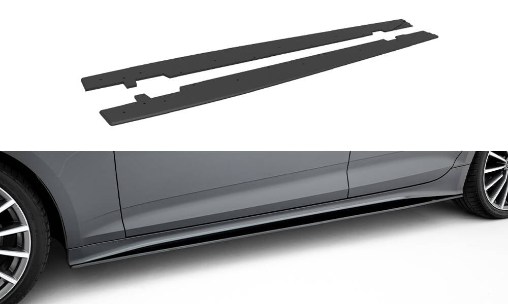 Street pro side skirts diffusers audi a5 sportback f5 facelift