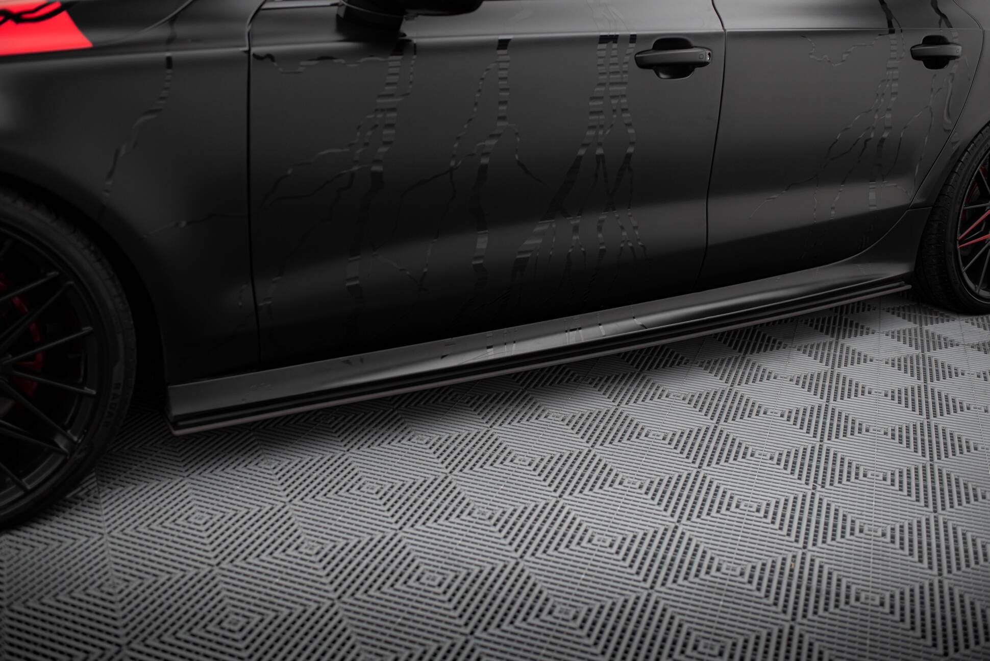 Street Pro -sivuhelmat diffuusorit Audi A7 RS7 -look C7:lle