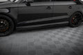 Street pro side skirts diffusers audi rs3 sedan 8v facelift