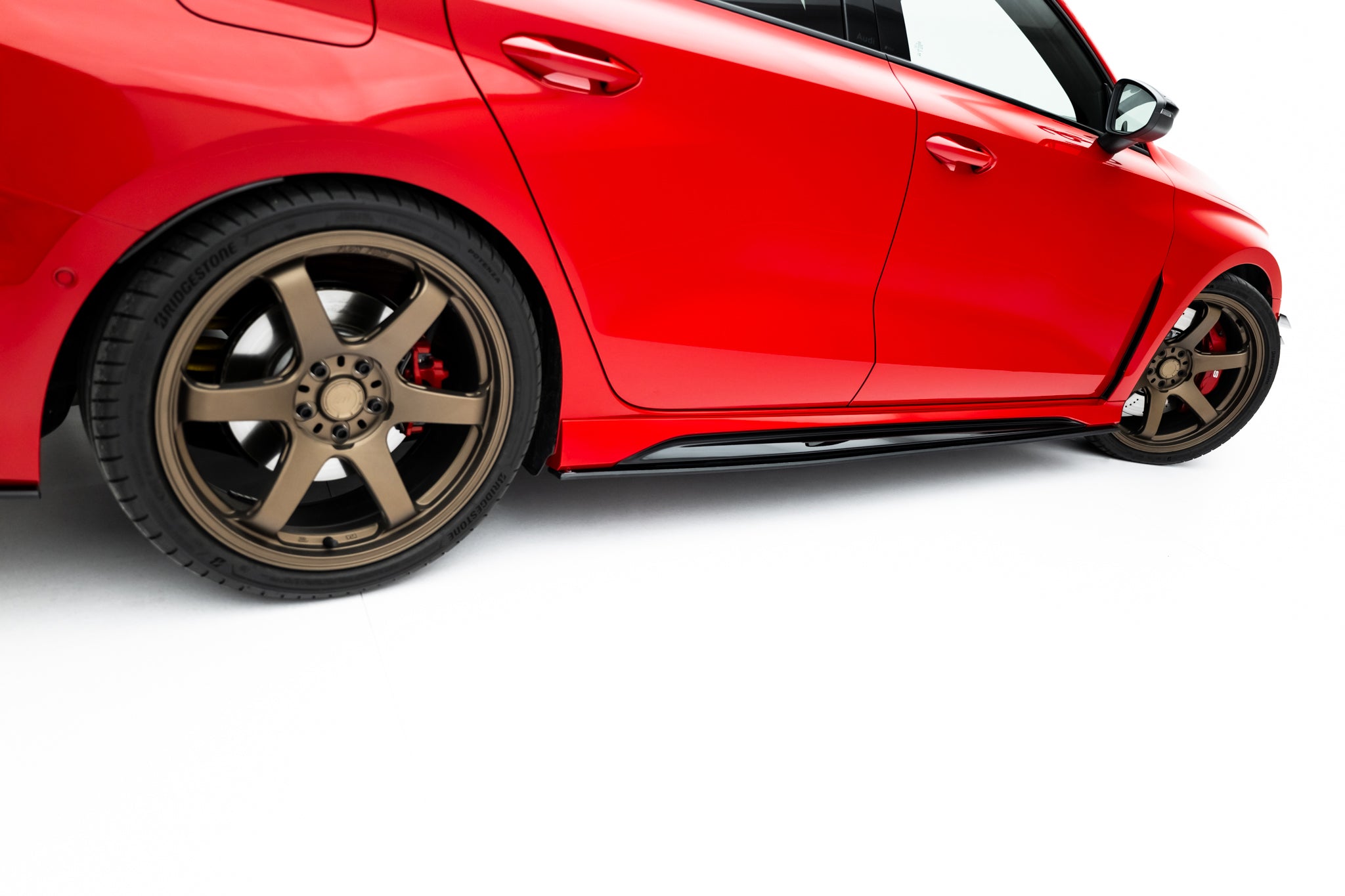 Street pro side skirts diffusers audi rs3 sedan 8y facelift