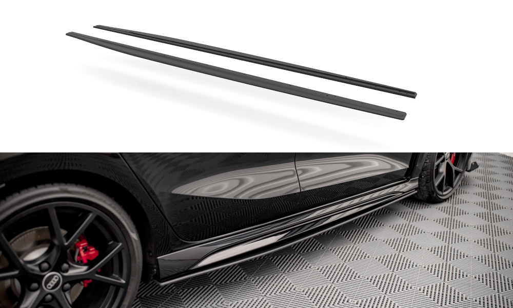 Street pro side skirts diffusers audi rs3 sportback 8y