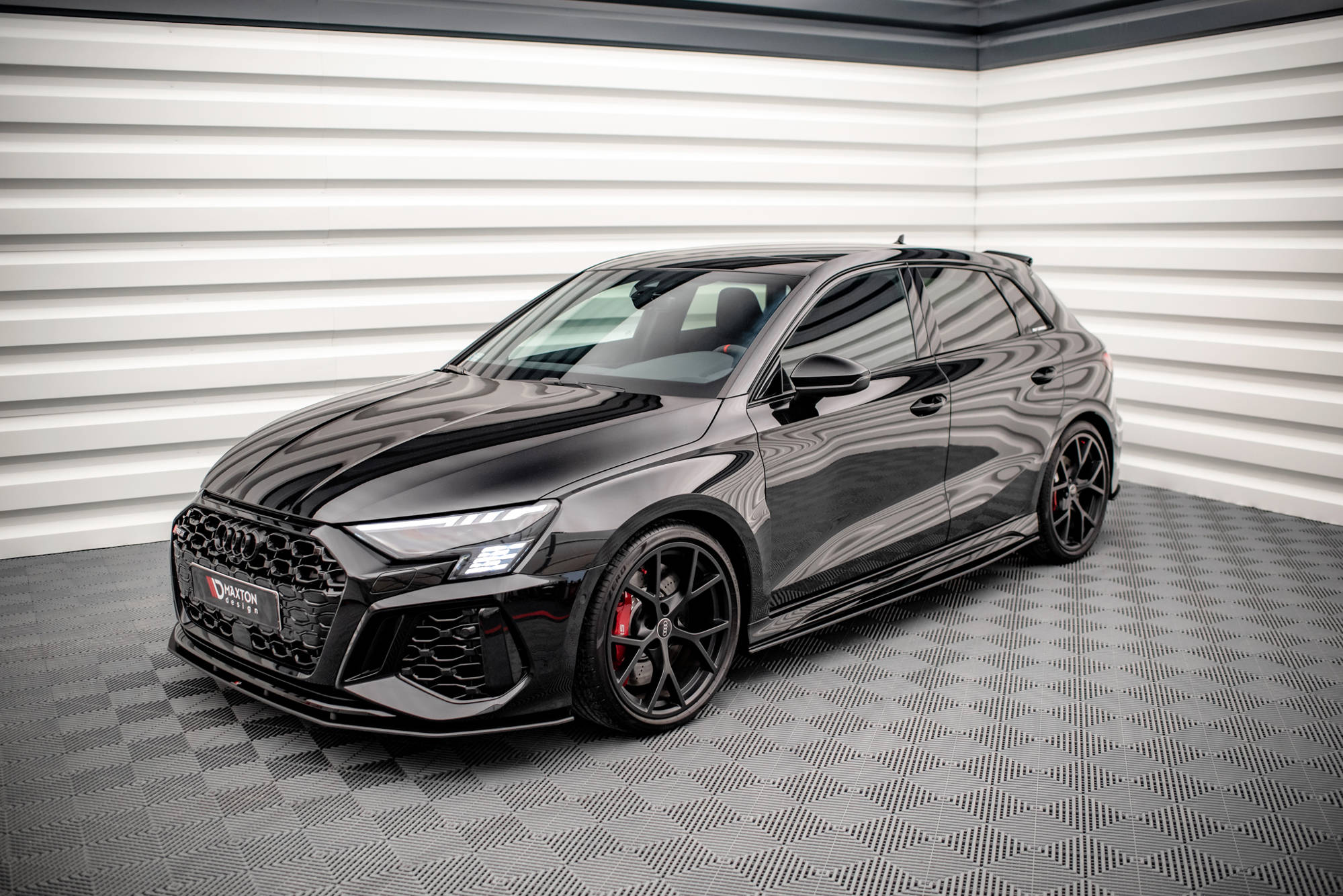 Street pro sideskjørt diffusere audi rs3 sportback 8y