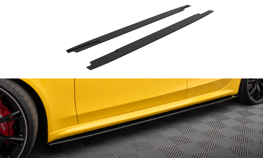 Street pro side skirts diffusers audi rs4 b8