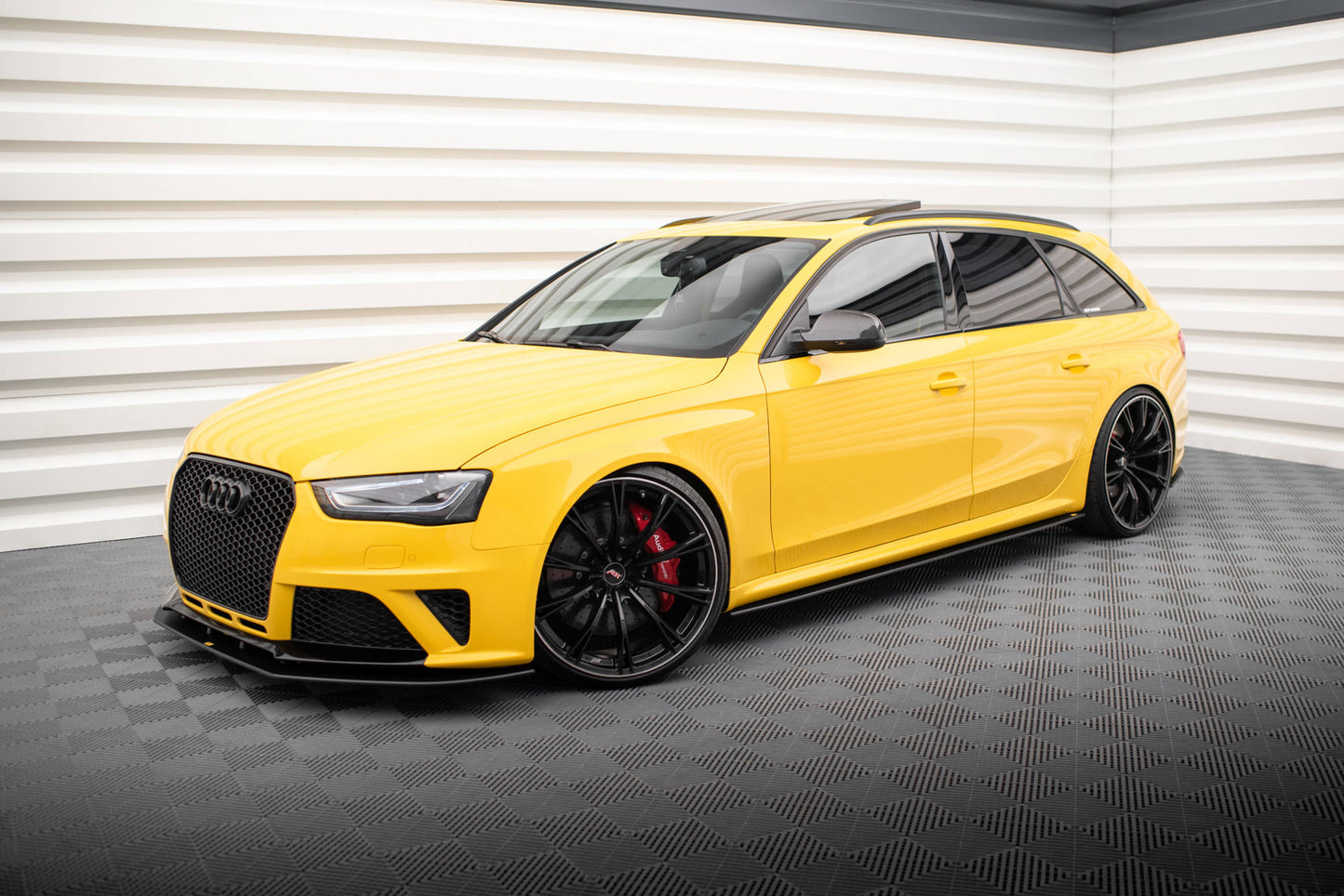 Street pro side skirts diffusers audi rs4 b8