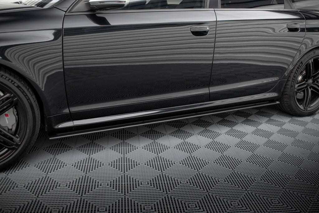 Street pro side skirts diffusers audi rs6 avant c6