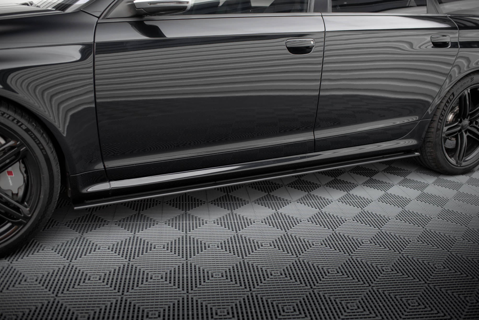 Street pro side skirts diffusers audi rs6 avant c6