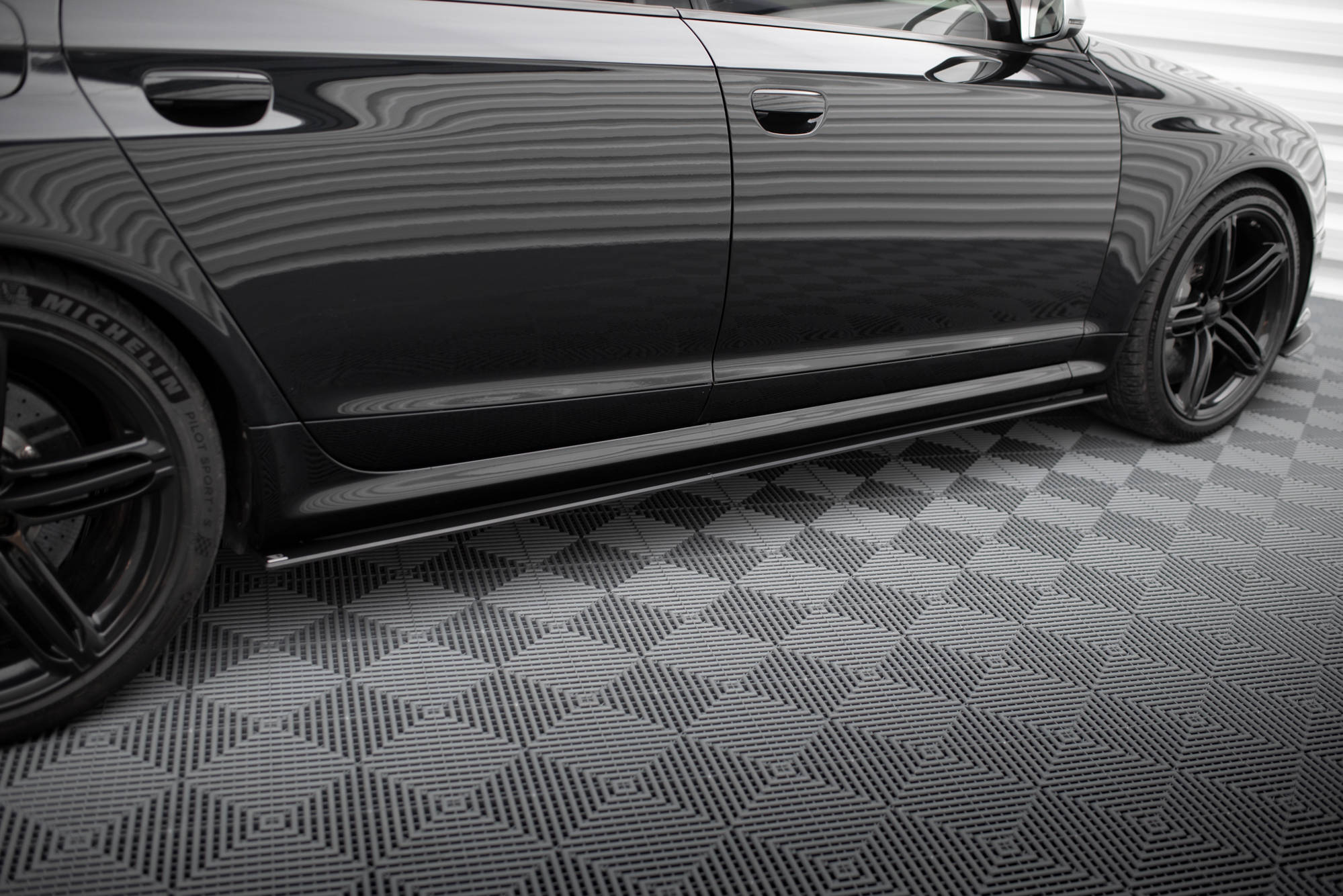 Street pro side skirts diffusers audi rs6 avant c6