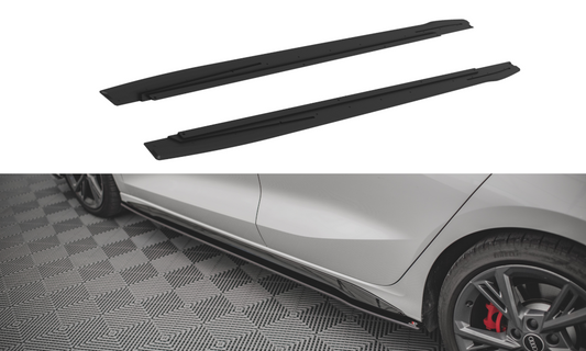 Street Pro Side Skirts Diffusers Audi S3 / A3 S-Line 8y / 8y Facelift