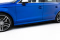 Street pro side skirts diffusers audi s3 / a3 s-line sedan 8v