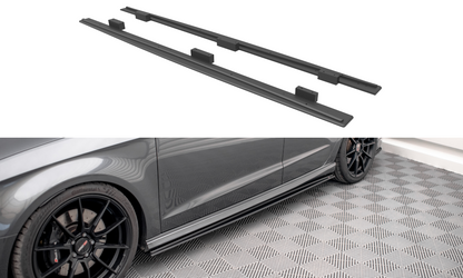 Street Pro Side nederdele diffusorer Audi S3 / A3 S-Line Sportback 8v Facelift