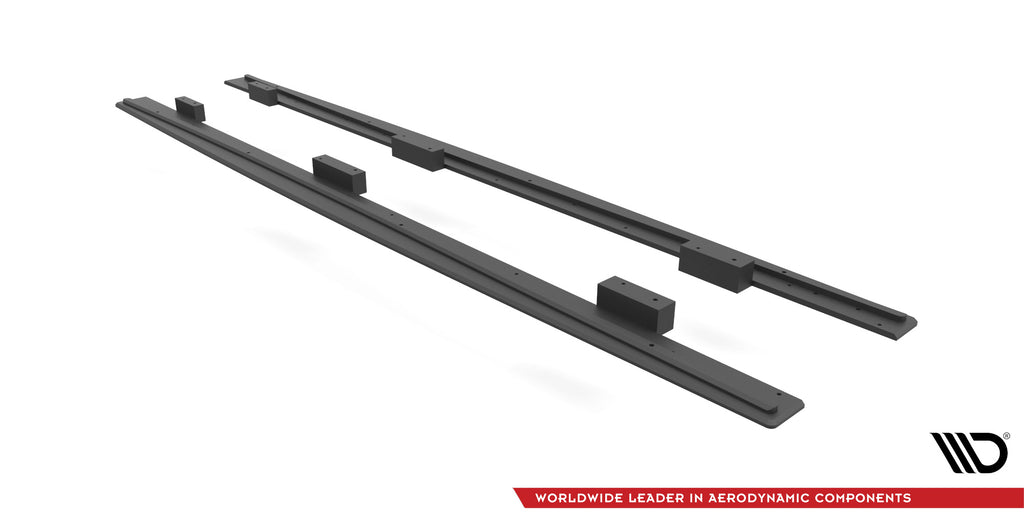 Street pro side skirts diffusers audi s3 / a3 s-line sportback 8v facelift