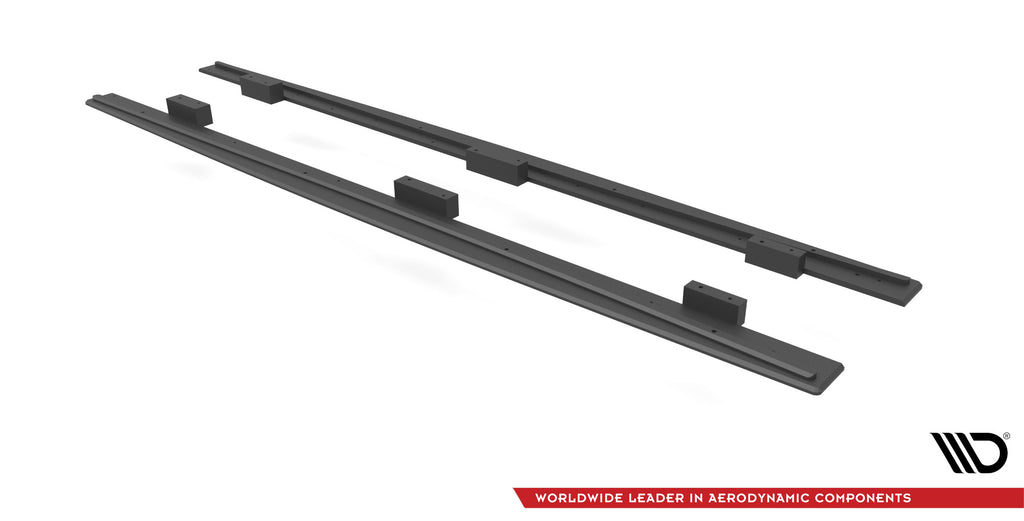 Street pro side skirts diffusers audi s3 / a3 s-line sportback 8v facelift