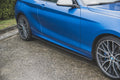 Street pro sideskjørt diffusorer bmw 1 f21 m135i / m140i / m-pack