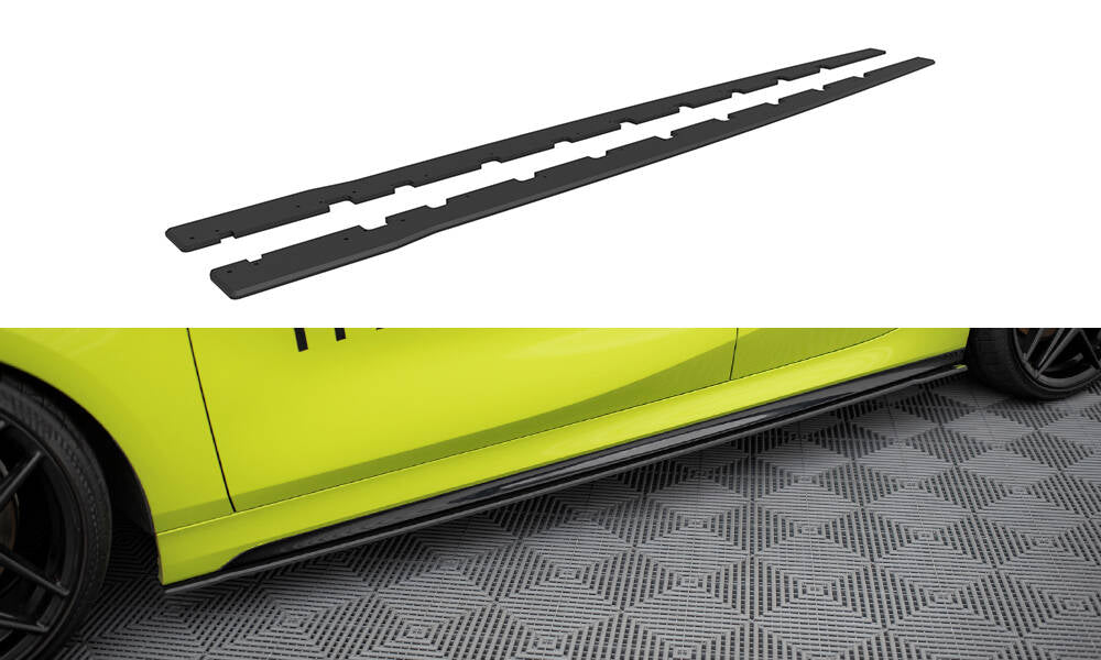 Street pro side skirts diffusers bmw 1 f40 m-pack / m135i