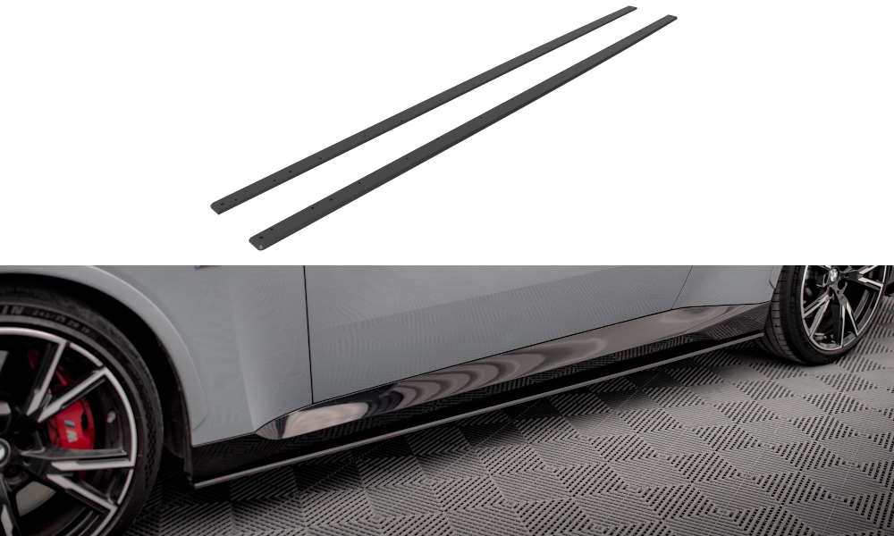 Street pro side skirts diffusers bmw 2 coupe m-pack / m240i g42
