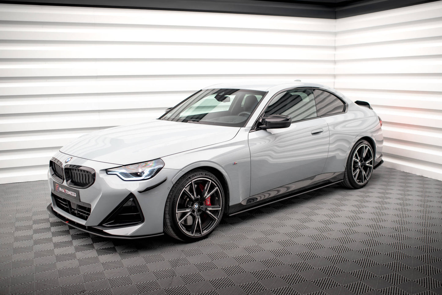 Street pro side skirts diffusers bmw 2 coupe m-pack / m240i g42