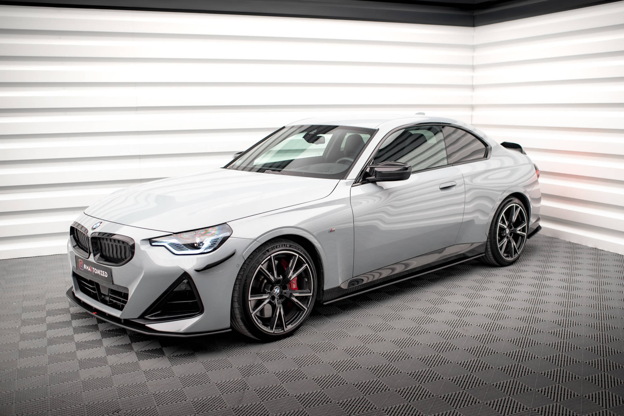 Street pro side skirts diffusers bmw 2 coupe m-pack / m240i g42