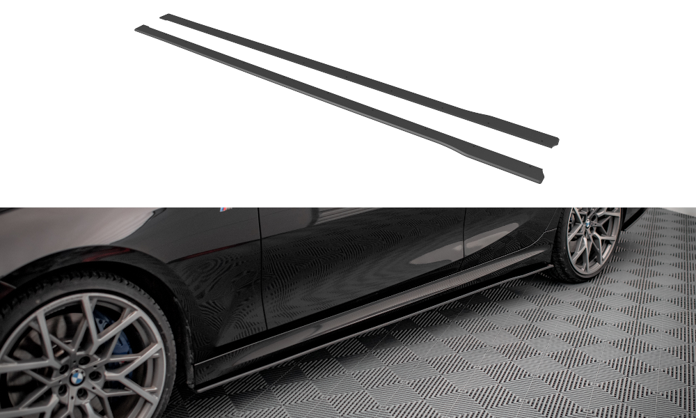 Street pro side skirts diffusers bmw 3 m-pack g20 / g21