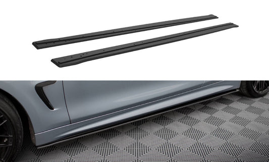 Street Pro Side Skirts Diffusers BMW 4 Coupe / Gran Coupe / Cabrio M-Pack F32 / F36 / F33
