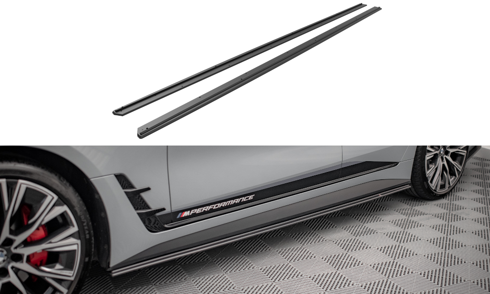 Street pro side skirts diffusers bmw 4 gran coupe m-pack g26