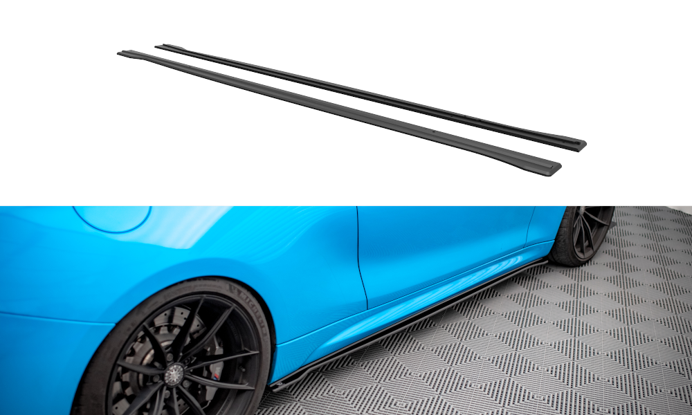 Street pro side skirts diffusers bmw m2 f87