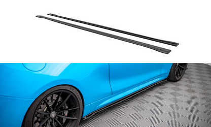 Street pro side skirts diffusers bmw m2 f87