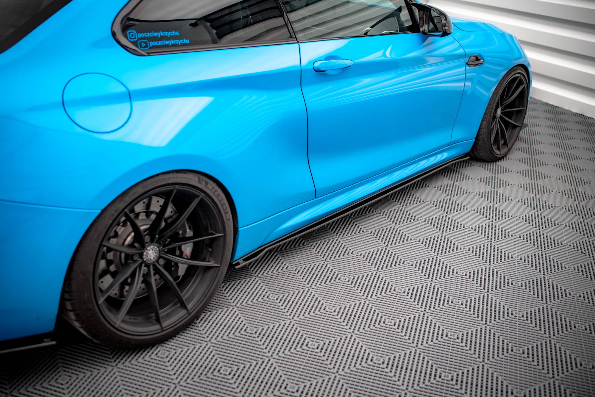Street pro side skirts diffusers bmw m2 f87