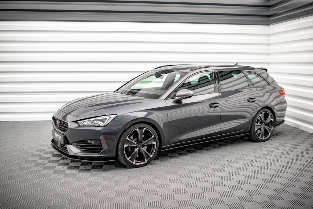 Street pro sideskjørt diffusere cupra leon st / hatchback mk1 / mk1 ansiktsløftning