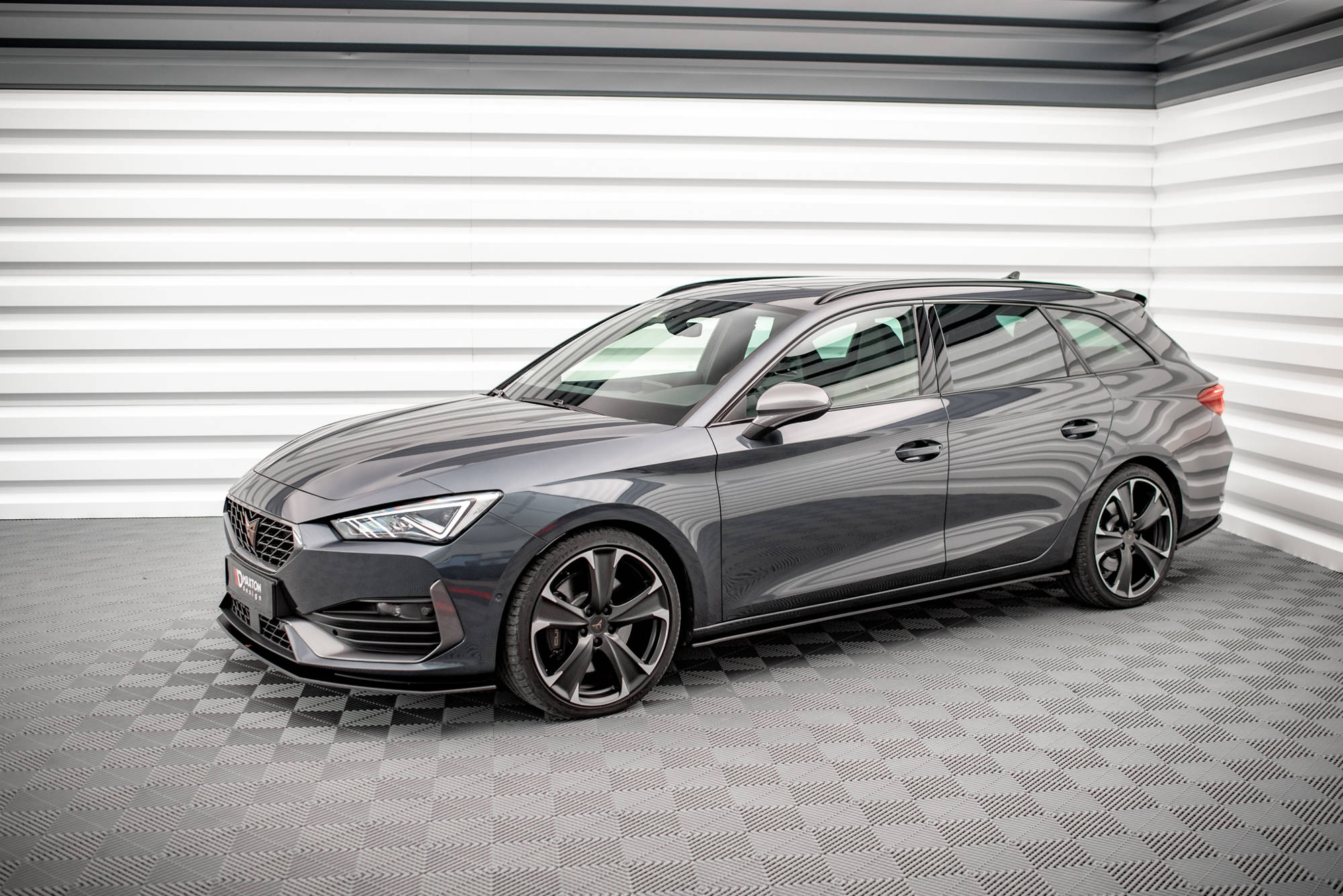 Street pro sideskjørt diffusere cupra leon st / hatchback mk1 / mk1 ansiktsløftning