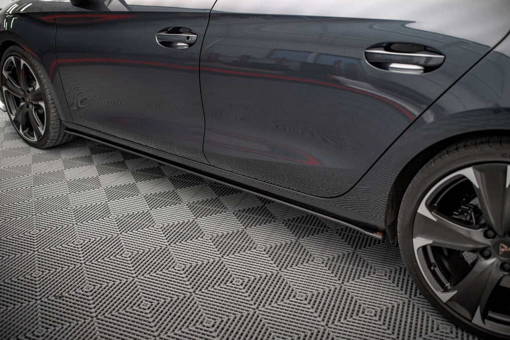 Street pro sideskjørt diffusere cupra leon st / hatchback mk1 / mk1 ansiktsløftning