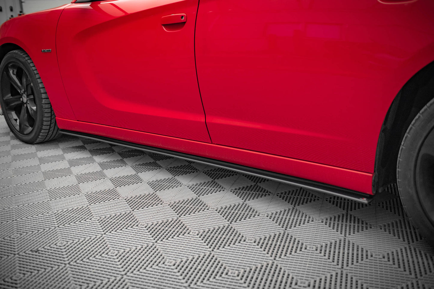 Street pro side skirts diffusers dodge charger rt mk7 facelift