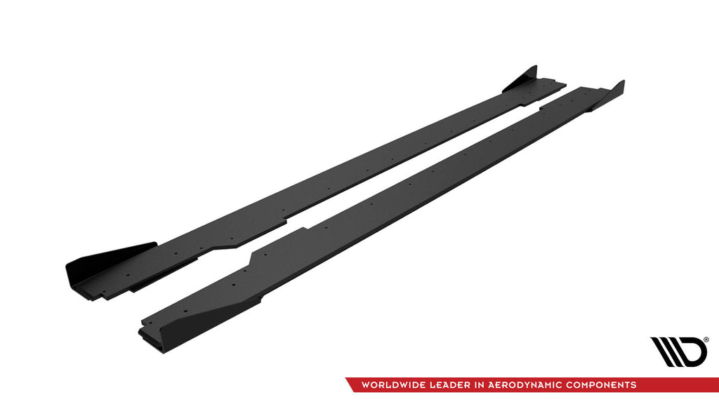 Street Pro Side -hameet Diffusers + Flaps Audi A5 / A5 S-Line / S5 Coupe / Cabrio 8T / 8T FaceLift