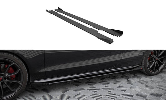 Street pro side skirts diffusers + flaps audi a5 / a5 s-line / s5 coupe / cabrio 8t / 8t facelift