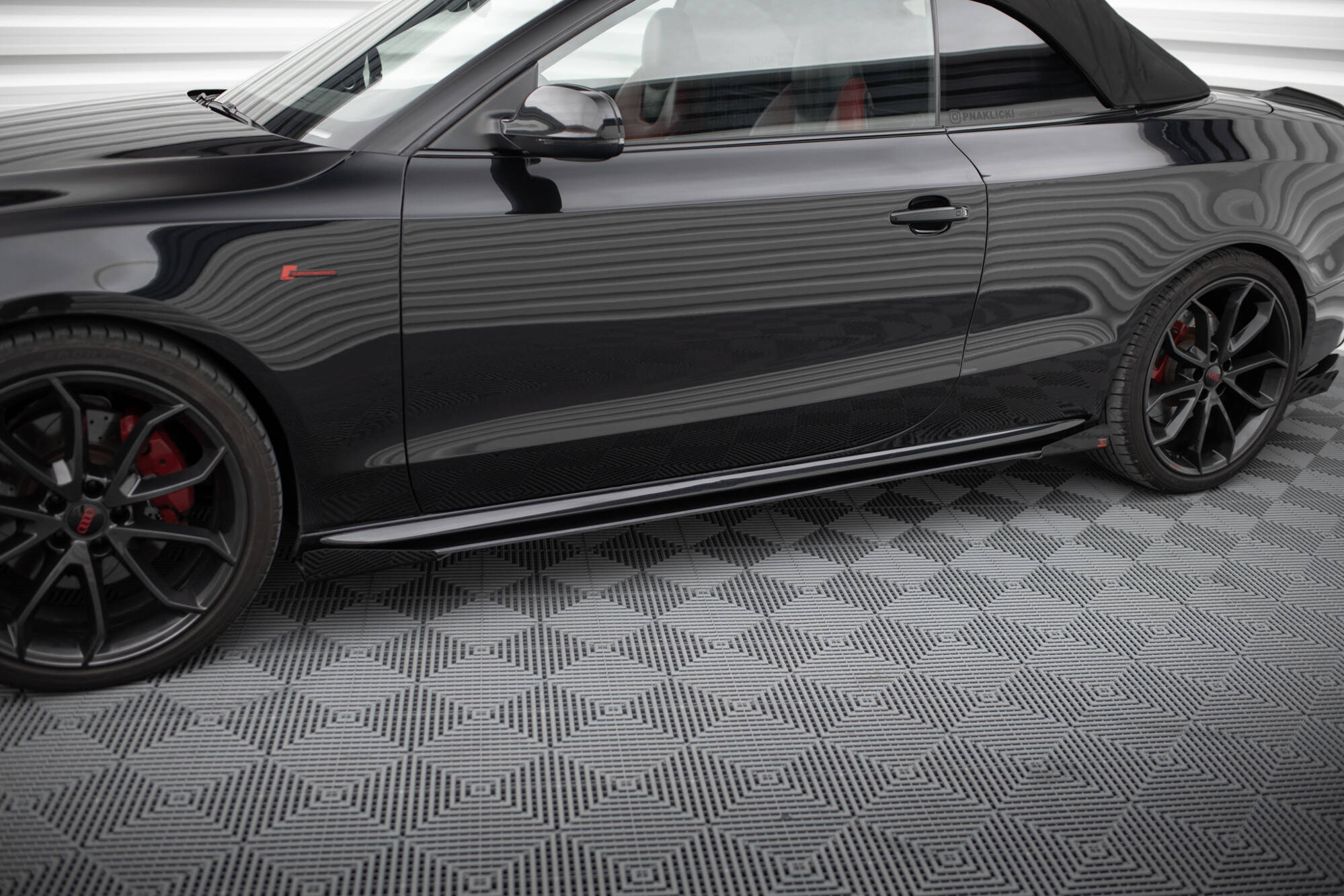 Street pro side skirts diffusers + flaps audi a5 / a5 s-line / s5 coupe / cabrio 8t / 8t facelift