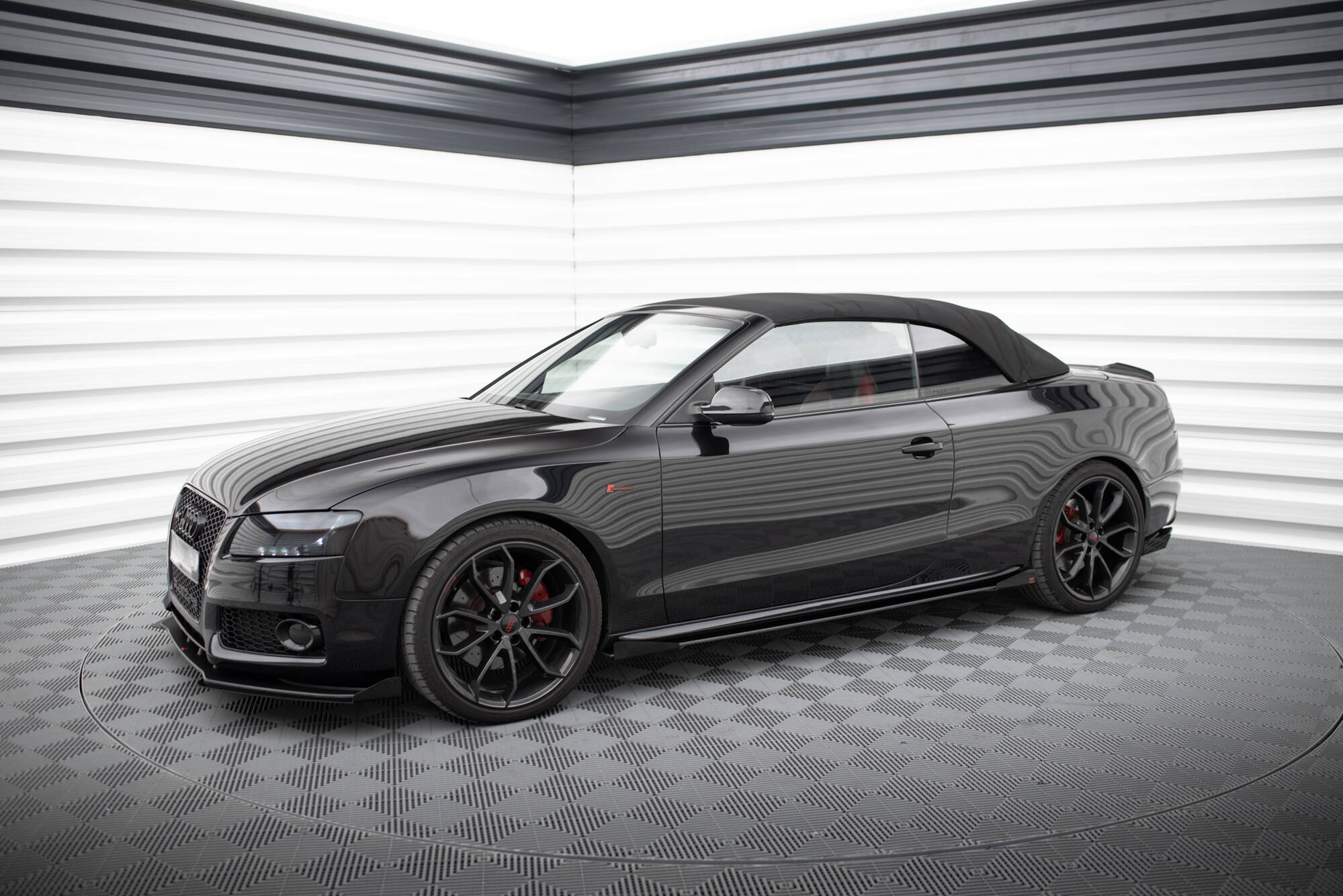 Street pro side skirts diffusers + flaps audi a5 / a5 s-line / s5 coupe / cabrio 8t / 8t facelift