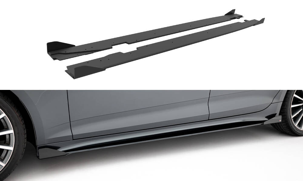 Street pro side skirts diffusers + flaps audi a5 sportback f5 facelift