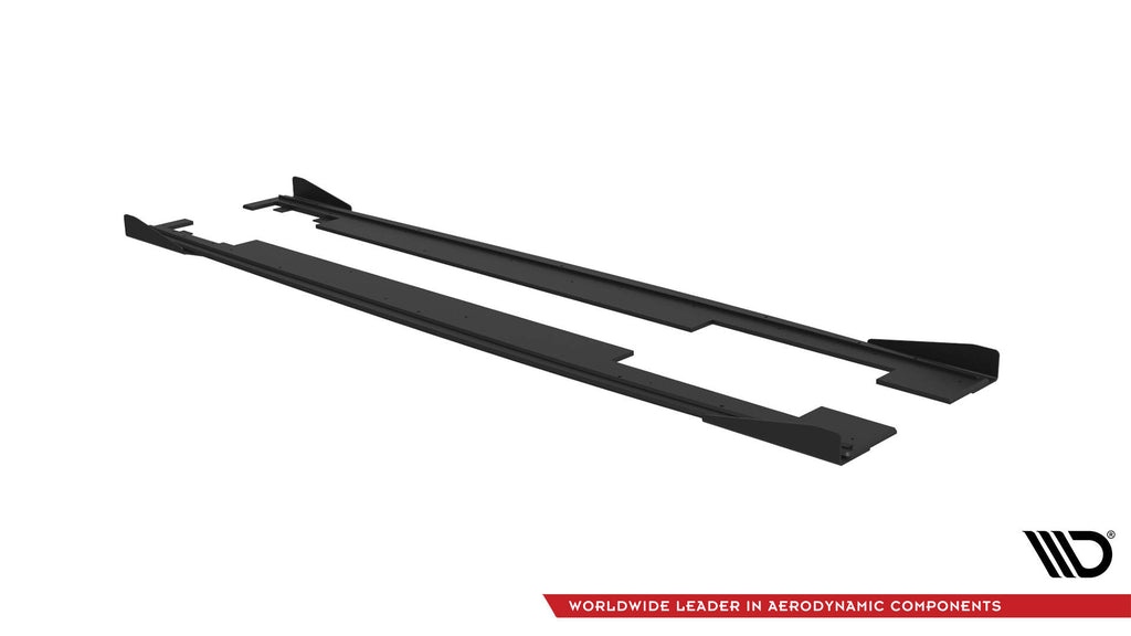 Street pro side skirts diffusers + flaps audi a7 rs7 look c7