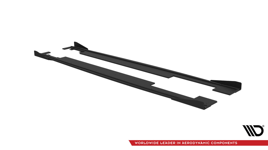 Street pro side skirts diffusers + flaps audi a7 rs7 look c7
