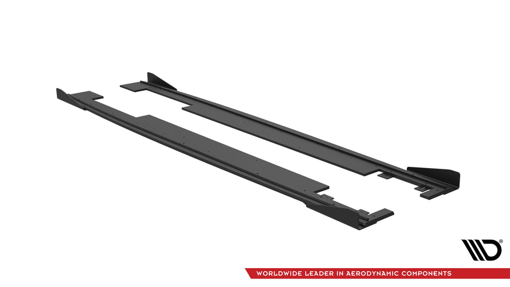 Street pro side skirts diffusers + flaps audi a7 rs7 look c7