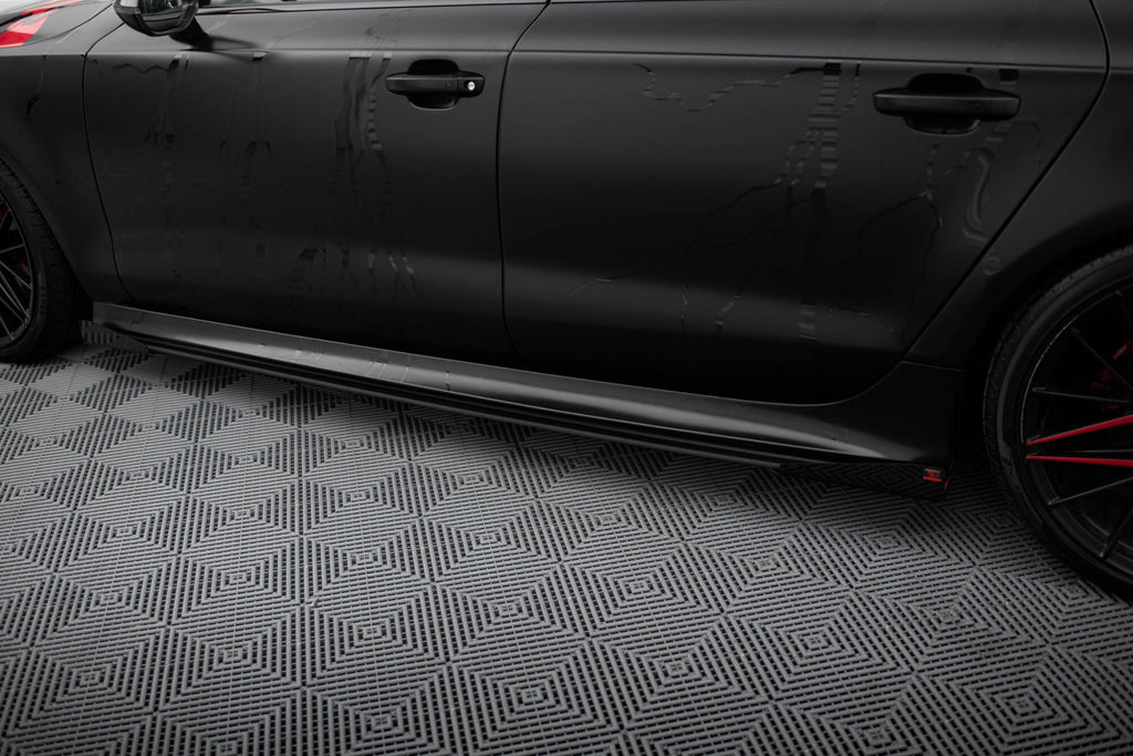 Street pro side skirts diffusers + flaps audi a7 rs7 look c7