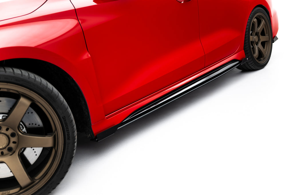 Street Pro sideskørter diffusorer + klapper Audi RS3 sedan 8y facelift