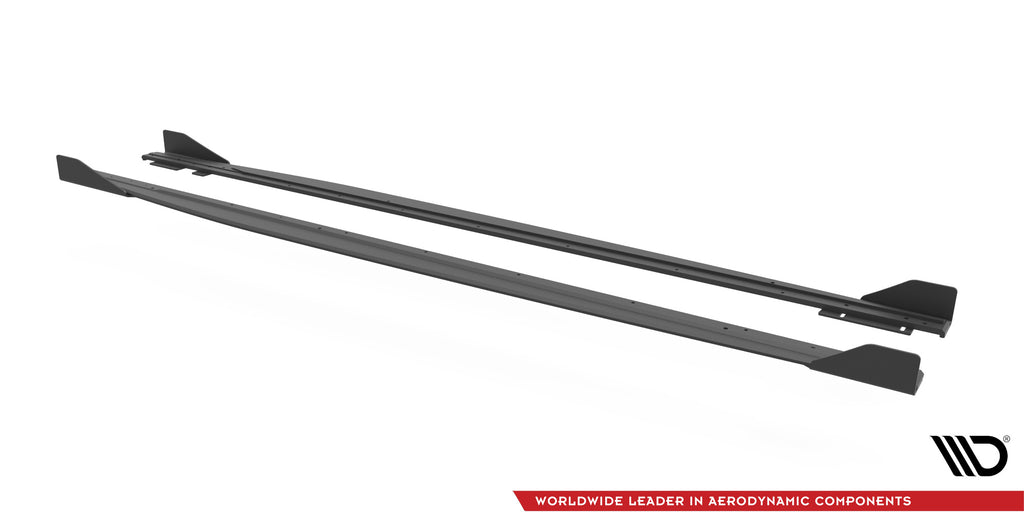 Street Pro Side nederdele diffusorer + flapper Audi RS3 Sportback 8y